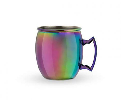 True Fabrication Mirage Iridescent Moscow Mule Mug by Blush, Multi Color Review