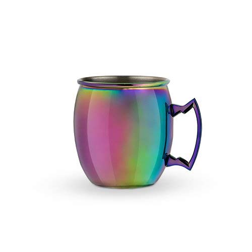 True Fabrication Mirage Iridescent Moscow Mule Mug by Blush, Multi Color