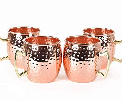 RV Hammered Copper Moscow Mule Mug with Brass Handle, 18oz Review