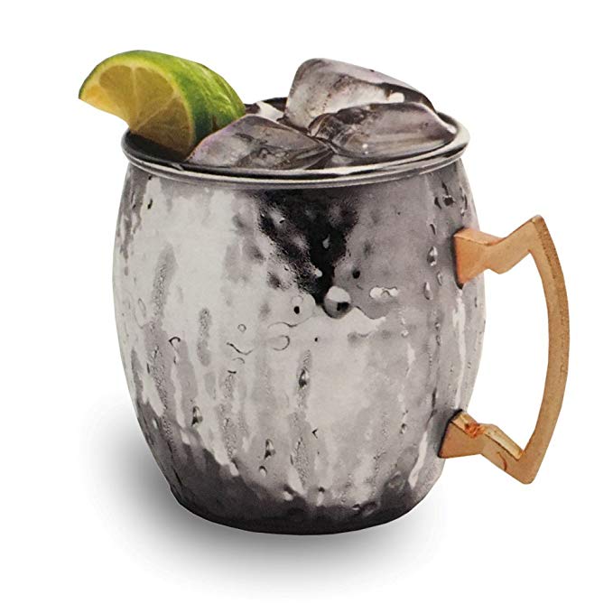 Stainless Steel Hammered Moscow Mule Mug 20oz