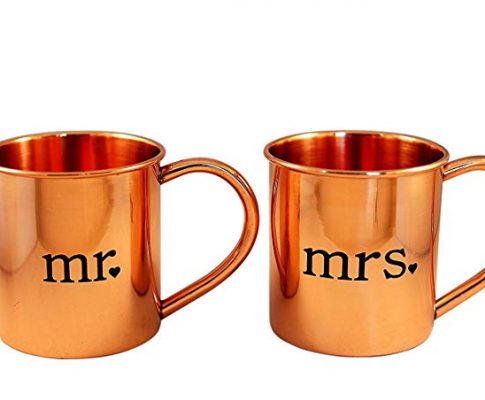 Mr. and Mrs. Copper Mugs for Moscow Mules – 100% pure copper Review