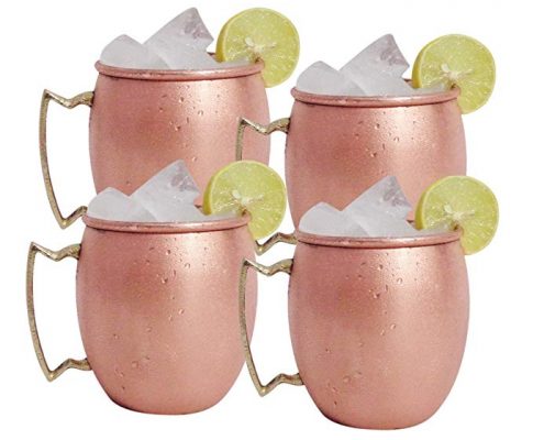 Moscow Mule Solid Pure 100% Copper Mug / Cup, 16 Ounce, Set of 4 Review