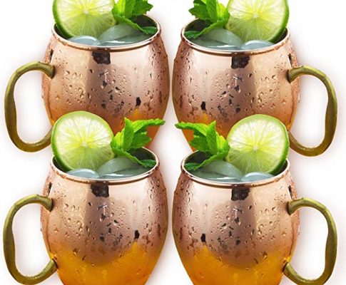 Estilo Handcrafted Solid Copper Moscow Mule Mugs, 20-ounce – Set of 4 Review