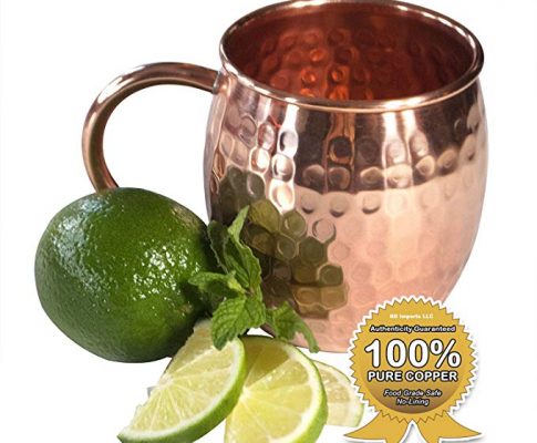 Moscow Mule Full Copper Mug – Authentic Solid Pure All Copper Cup – 16oz Rounded Old Fashioned Design – Hand Hammered Finish – By Stubborn Mule Review