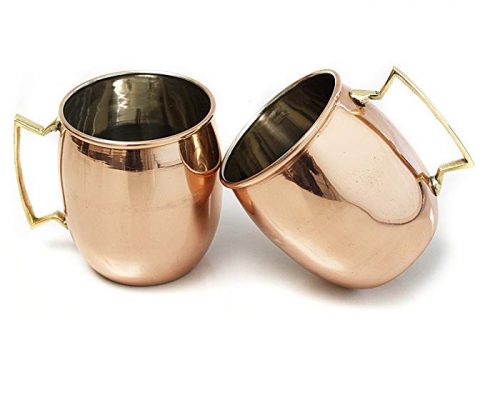 Moscow Mule Polished Copper 18 Ounce Drinking Mug, Set of 2 Review