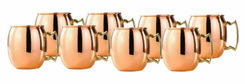 Old Dutch 2-Ounce Solid Copper Moscow Mule Shot Mugs, Set of 8 (OS418) Review