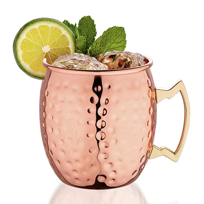 Moscow Mule Copper Mugs - Copper Mugs Hammered, Mule Mug