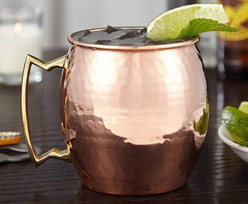 PureCopper Moscow Mule Mug – 100% Copper, 16oz Hammered Barrel – BONUS Recipe Cards! by PureCopper Review