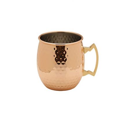 Towle Living Modernist Copper Plated Moscow Mule Hammered Mug, 18-Ounce Review