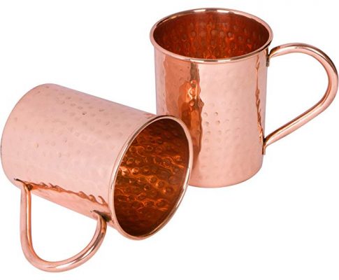 Om Creation Set of 2 Moscow Mule Copper Mugs made only Pure Copper Review