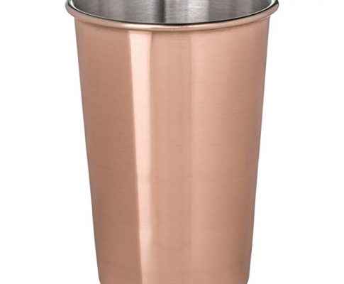 Thirsty Rhino Tenki, 16 oz Copper Plated Pint Cup Glass Tumbler Mug, Copper Plated (Set of 6) Review