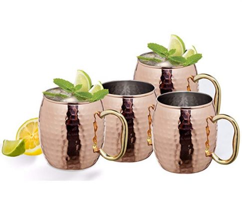 Klikel Set of 4 Moscow Mule Mug 20 Ounce Hammered Review