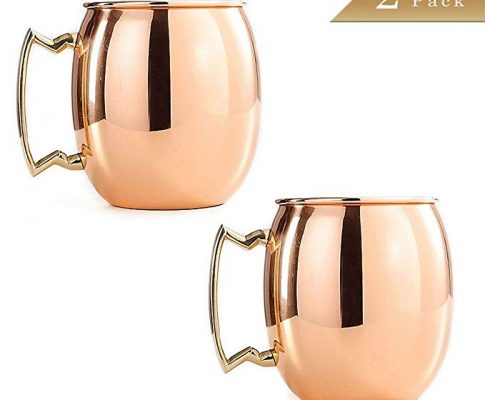 Set of 2 – TrueCraftware Solid Copper – Moscow Mule Mugs – 16 Ounce Review