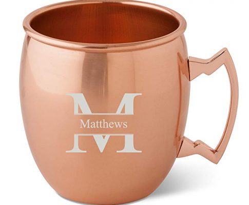 Personalized 20 oz. Classic Copper Moscow Mule Mug – Stamped Monogram Review