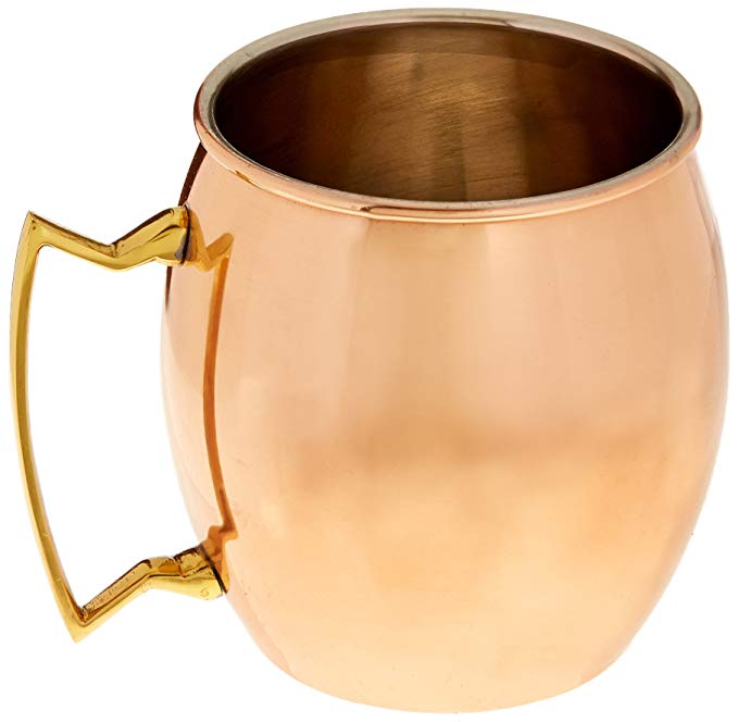 Domestic Corner - Copper Moscow Mule Mug - 16 OZ - Smooth Finish