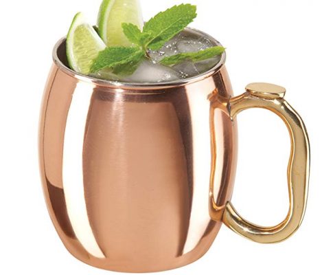 Oggi Moscow Mule Copper Plated Mug with EZ-Grip Handle, 20-Ounce Review