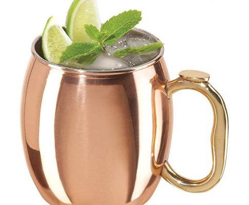 Copper-Plated 20 Ounce Moscow Mule Drinking Mug, Set of 4 Review