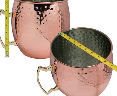 BonBon GIANT Hammered Luxury Moscow Mule Copper Mug with HUGE Cup 192oz. (Nickel lining) Review