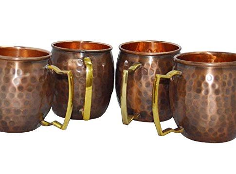 Antique Copper Hammered Hard Moscow Mule Mug Set Of 4 Review