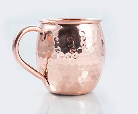 Moscow Mule Copper Mug Hammered Pure Handcrafted 16 Oz / 500ml. The Best Gift Beer Mugs ever!! Review