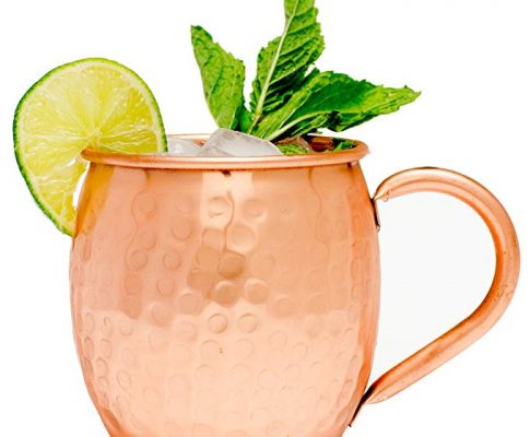 Gourmand Goods Hammered Moscow Mule Mug, 100% solid copper, 16 oz with classic welded handle Review