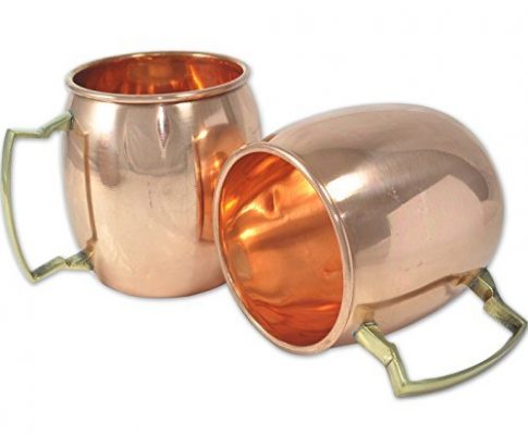 Pure Copper Moscow Mule Mug from India,Set of 2 Mugs Review