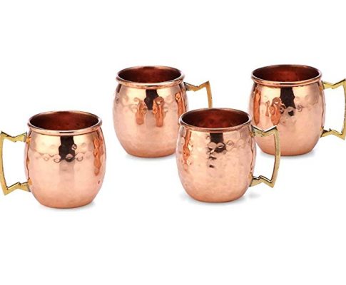 PARIJAT HANDICRAFT 2 Oz. Solid Copper Mini Moscow Mule Shot Mug, Set of 4 Authentic 100% Solid Copper Hammered Moscow Mule Mug 2-Oz Shot Glass – Set of 4 Review