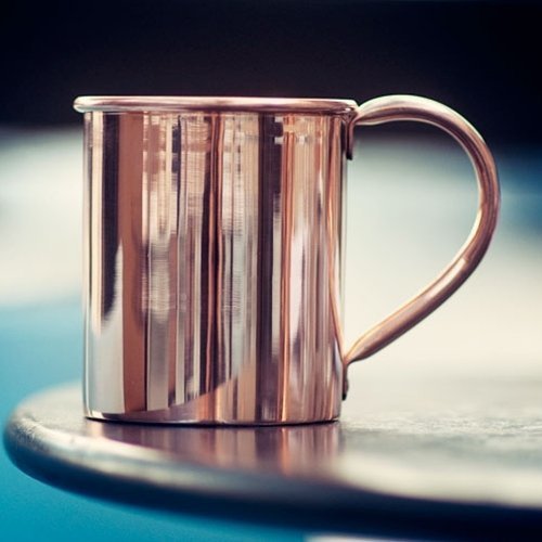 2 Pack of 18oz Solid Copper Moscow Mule Mugs by Paykoc MM12081x2