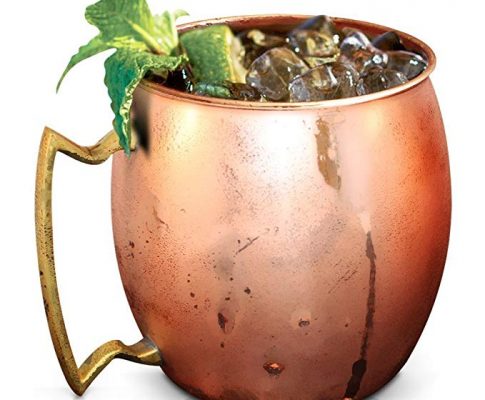 Om Creation Pure copper Plain mug / solid copper mug,copper mugs,Moscow mule mugs, 16 oz-Pure copper brass handle mug Review