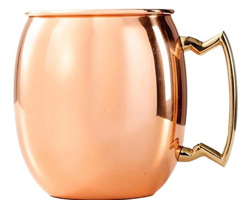 Copper Moscow Mule Mug, 99.9% Pure Copper Mugs for Moscow Mules, Premium Quality, Better-Drinks-Guarantee Review