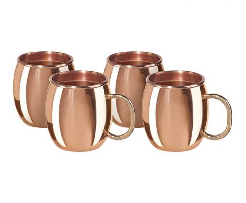 Oggi Moscow Mini Copper Plated Mule Shot Mugs-Set of 4, 2-Ounce Review