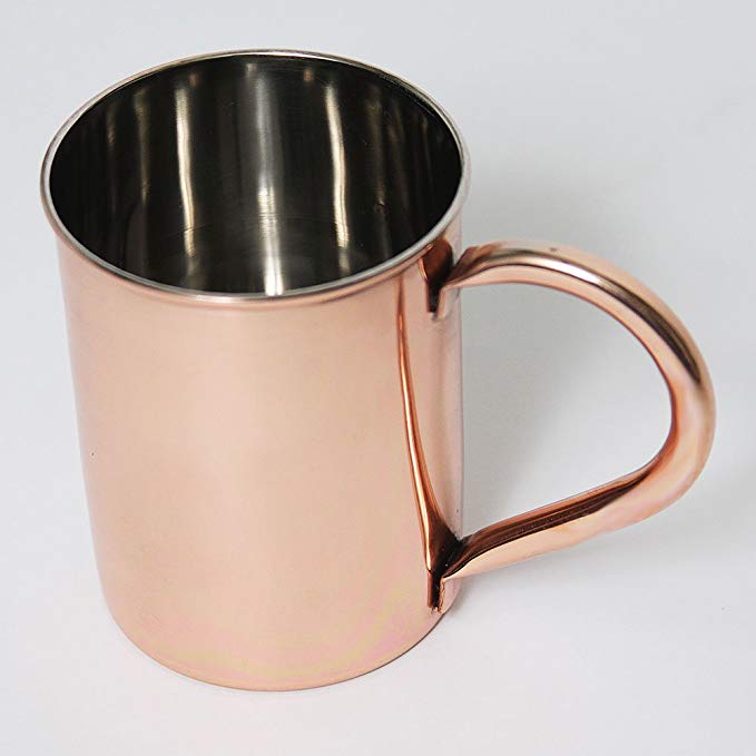 12 ounce Copper plated stainless steel mug for Moscow Mules by Alchemade