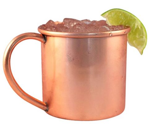 Copper Mug for Moscow Mules – 16 oz – 100% Pure Copper by Alchemade – Includes FREE E-Recipe book Review