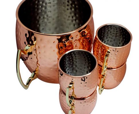 Moscow Mule Hammered Copper Drinking Cup – Set of 5 Review