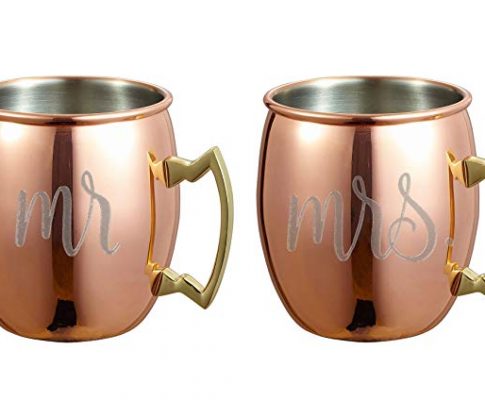 Personalized Wedding & Anniversary Moscow Mule Mr & Mrs Set Review