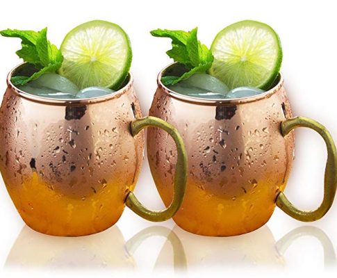 Estilo Handcrafted Solid Copper Moscow Mule Mugs, 20-ounce – Set of 2 Review