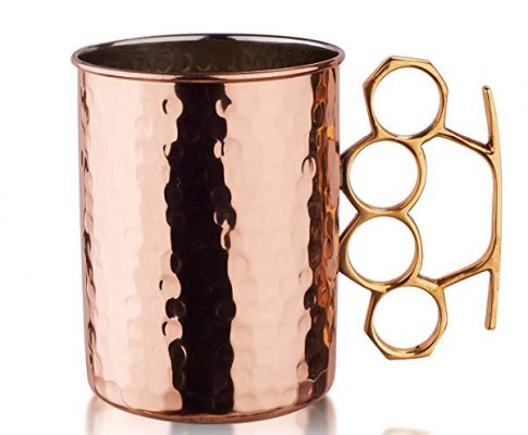 Old Dutch International Brass Knuckle Hammered Moscow Mule Mug, 20-Ounce, Copper Review