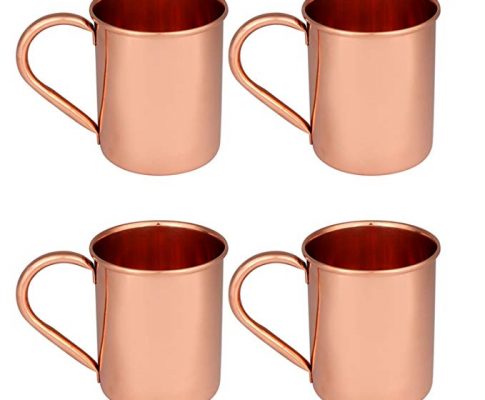Zap Impex ® Pure Copper Moscow Mule Mug, Non-Coated, Pure Copper, Ideal for all Chilled Drink Dazzling to maintain and Bar or Home Large Gift Set of 4 Review