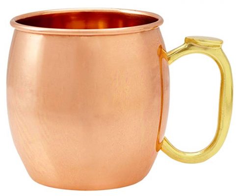 Drinkware Essentials 100% Pure Copper Barrel Mug. 16oz Polished Moscow Mule Mugs With Thumb Rest Keep Drinks Icy Cold. Premium Unlined Cups Great for Cocktails & Will Be The Talk Of Your Next Party! Review