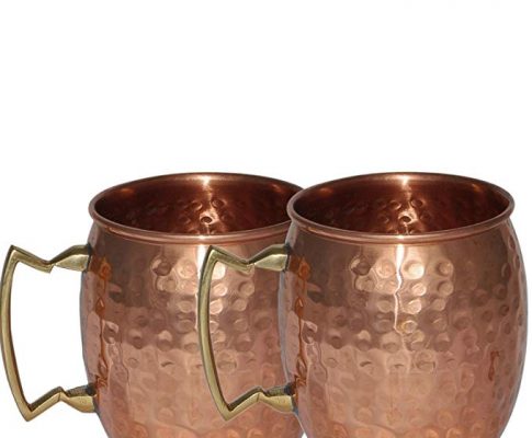 Handmade Pure Copper Hammered Moscow Mule Mug set of 2 Review