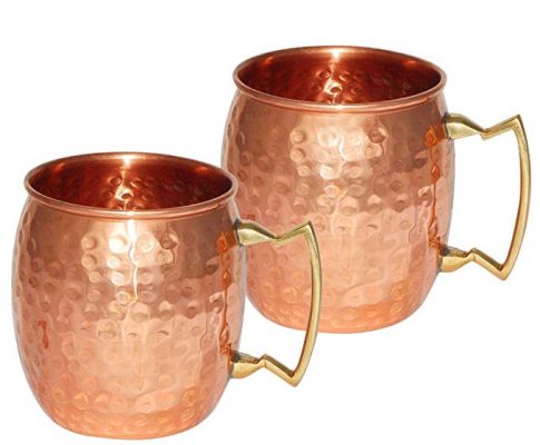 AVS Handmade Pure Copper Hammered Moscow Mule Mug, 2 Review