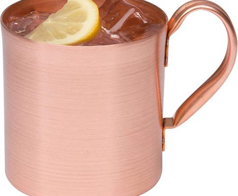 Moscow Mule Copper Mug, 100% Pure Without Lining, Unique Quality Design – Copper Sourced From the USA, FDA and California Proposition 65 Approved, 16 oz. Review