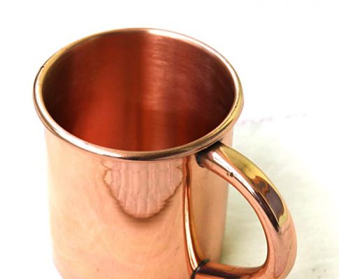 STREET CRAFT 100% Authentic Copper Moscow Mule Smooth Shots Mug Capacity 4 Oz Shots Mug Solid Copper Moscow Mule Straight Plain and Copper Handle Shot Mugs Review