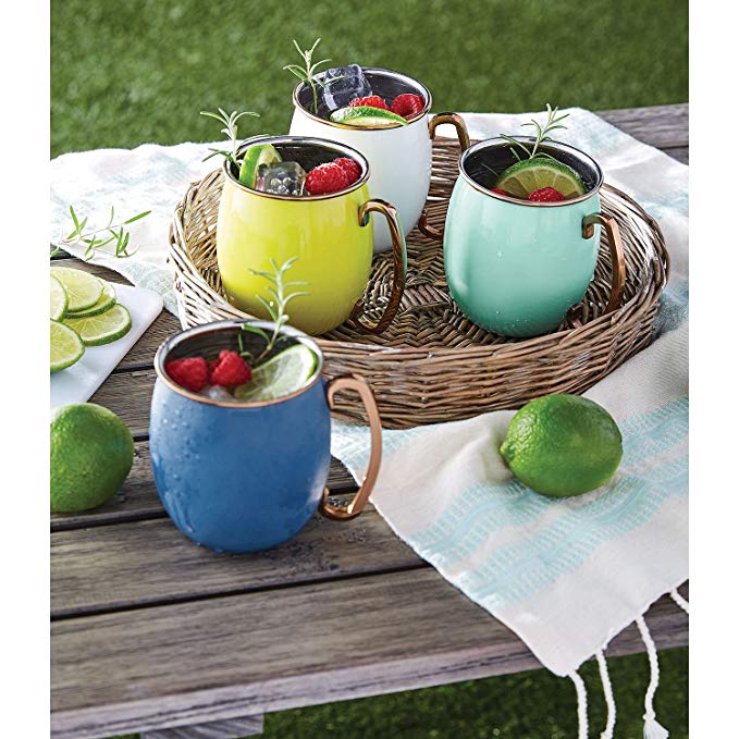 Member's Mark Colorful Moscow Mule Mugs, 4 Pack - Cool