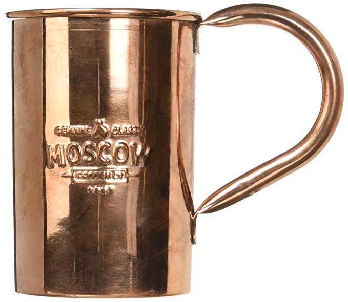 18oz Solid Copper Moscow Mule Mug By Paykoc