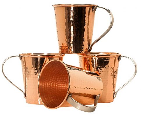 Sertodo Copper CMM-18-4 Moscow Mule Mug Set, Hand Hammered 100% Pure Copper, 18 oz, Set of 4 Review