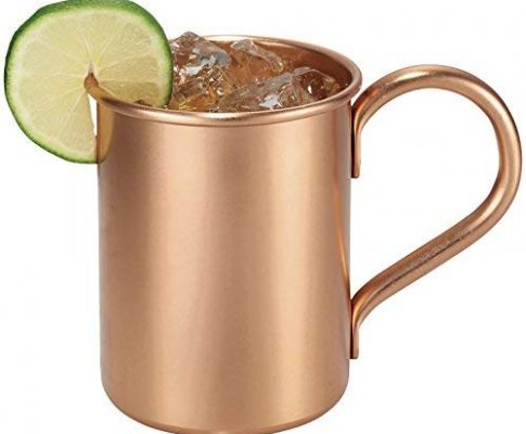 Melange Set of 4 Copper Classic Mug for Moscow Mules – 16 oz – 100% Pure Copper – Heavy Gauge – No lining – Includes FREE Recipe book Review