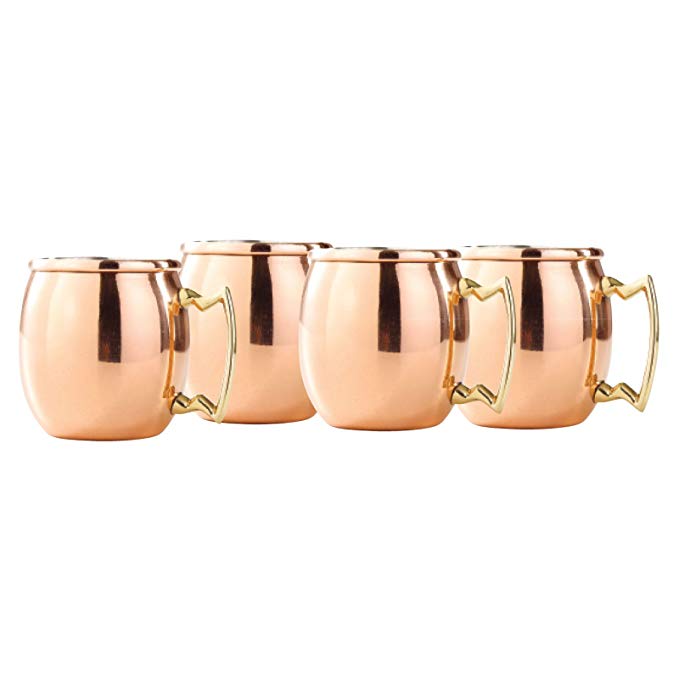 The Original Brand Moscow Mule Shots 4-Pack Copper