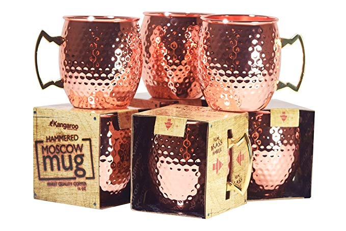 Kangaroo 4-Piece Mule Mug, 16 oz