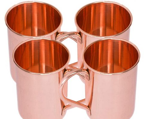 STREET CRAFT Straight Classic Moscow Mule Mugs Cups Solid Copper Mug Cup Capacity 16 Oz Set of 4 Review